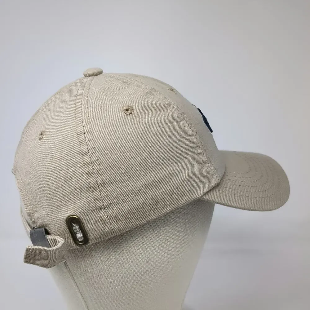 by elidan Baseball Cap Beige One Size Boston Est 1630 Embroidered Cotton Hat